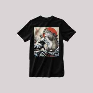 Playera de gato Catzilla